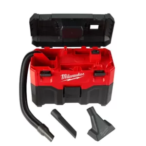 Milwaukee M18 18-Volt Lithium-Ion Cordless Combo Tool Kit (4-Tool) w/ Wet/Dry Vacuum and Additional 5.0Ah Battery