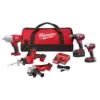 Milwaukee M18 18-Volt Lithium-Ion Cordless Combo Tool Kit (5-Tool) with Two Batteries, Charger, Tool Bag