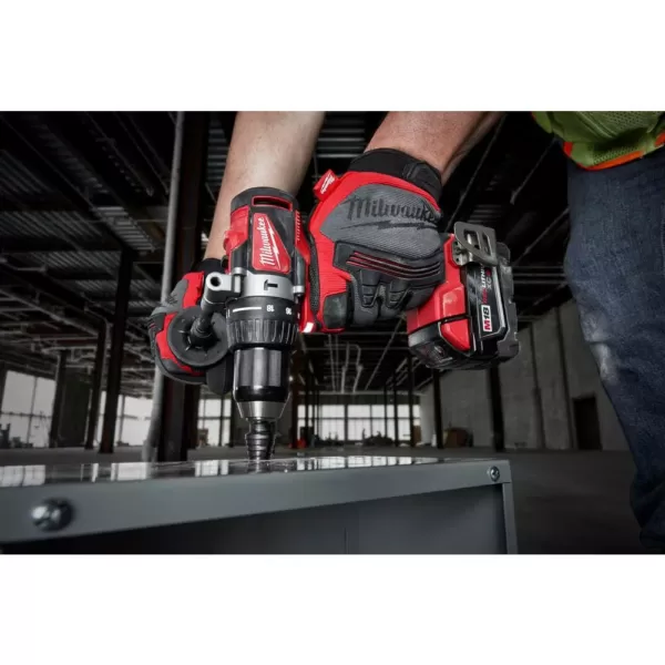 Milwaukee M18 18-Volt Lithium-Ion Brushless Cordless Hammer Drill/Impact/Band Saw Combo Kit (3-Tool) with 4-Batteries