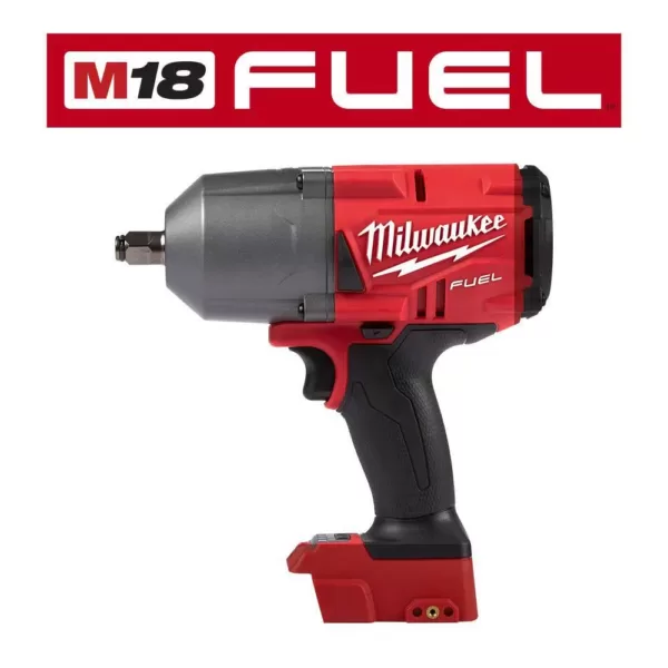 Milwaukee M18 18-Volt Lithium-Ion Brushless Cordless Hammer Drill/Impact/ 1/2 in. Impact Wrench Combo Kit (3-Tool) w/ 4-Batteries