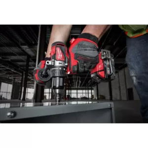 Milwaukee M18 18-Volt Lithium-Ion Brushless Cordless Hammer Drill and Circular Saw Combo Kit (2-Tool) with Two 4.0 Ah Batteries