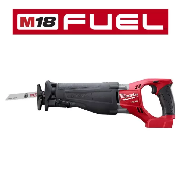 Milwaukee M18 FUEL 18-Volt Lithium-Ion Brushless Cordless Hammer Drill/SAWZALL/Impact Driver Combo Kit (3-Tool)