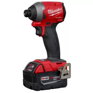 Milwaukee M18 FUEL 18-Volt Lithium-Ion Brushless Cordless Hammer Drill and Impact Driver Combo Kit (2-Tool) with Circular Saw