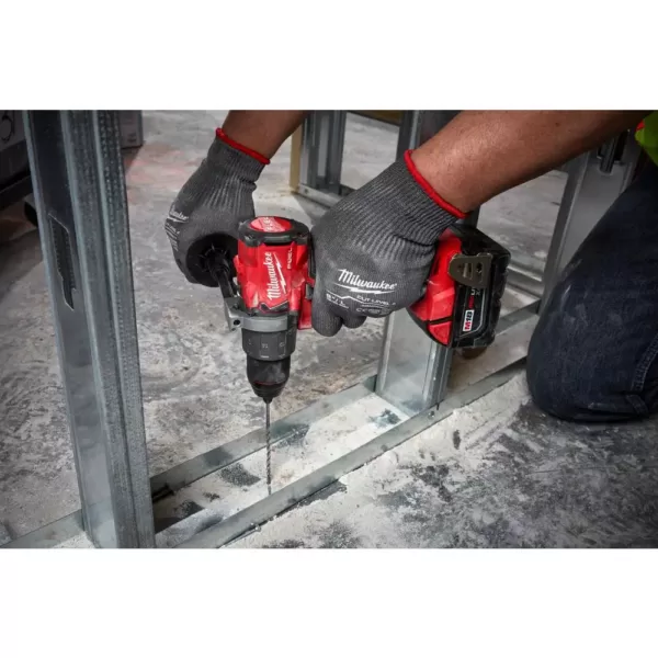 Milwaukee M18 FUEL 18-Volt Lithium-Ion Brushless Cordless Combo Kit (5-Tool) with Bonus XC 8.0Ah HIGH OUTPUT Battery