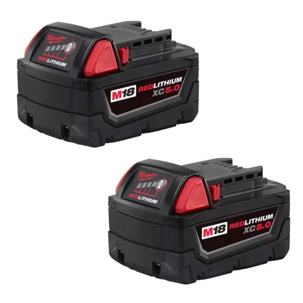 Milwaukee M18 FUEL 18-Volt Lithium-Ion Brushless Cordless Combo Kit (7-Tool) with Two M18 5.0 Ah Batteries