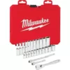 Milwaukee 1/4 in. Drive SAE Ratchet and Socket Mechanics Tool Set (26-Piece)