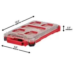 Milwaukee 3/8 in. Drive SAE/Metric Ratchet and Socket Mechanics Tool Set with PACKOUT Case (60-Piece)