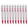 Milwaukee 9 in. 5 TPI AX Nail-Embedded Wood Cutting Reciprocating Saw Blades (10-Pack)