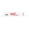 Milwaukee 4 in. 6 Teeth Per in.  Plaster/Drywall Cutting HACKZALL Reciprocating Saw Blades (5 Pack)