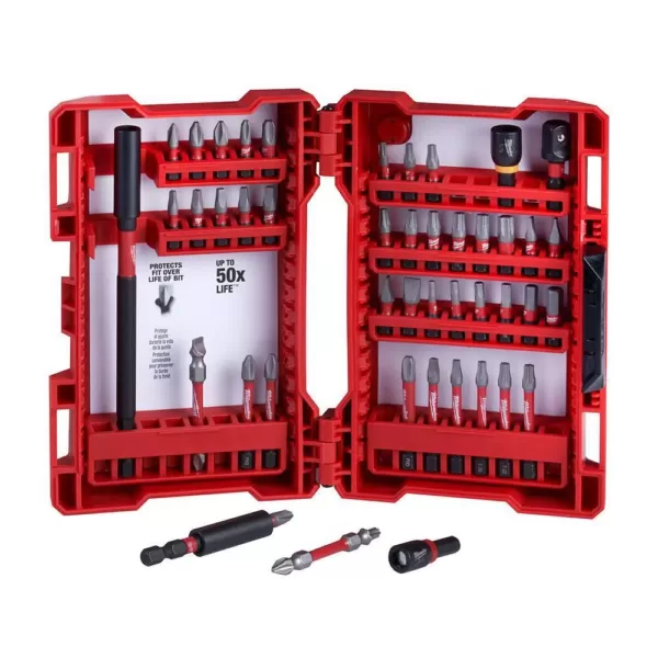 Milwaukee SAWZALL Metal Cutting Bi-Metal Reciprocating Blade Set W/SHOCKWAVE Impact Duty Steel Driver Bit Set (61-Piece)