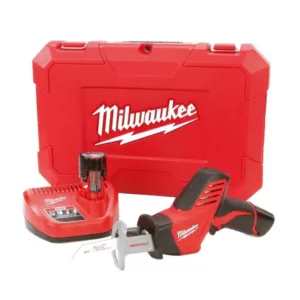 Milwaukee M12 12-Volt Lithium-Ion HACKZALL Cordless Reciprocating Saw with 2 1.5 Ah Batteries, Charger and Hard Case