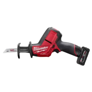 Milwaukee M12 FUEL 12-Volt Lithium-Ion Brushless Cordless HACKZALL Reciprocating Saw Kit w/ Free M12 2.0Ah Compact Battery