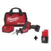 Milwaukee M12 FUEL 12-Volt Lithium-Ion Brushless Cordless HACKZALL Reciprocating Saw Kit w/ Free M12 2.0Ah Compact Battery