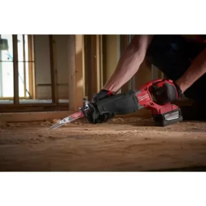 Milwaukee M18 FUEL 18-Volt Lithium-Ion Brushless Cordless SAWZALL Reciprocating Saw Kit W/(2) 9.0Ah Batteries & Hard Case