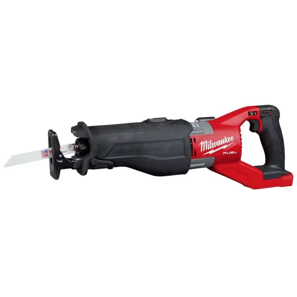 Milwaukee M18 Fuel 18-Volt Lithium-Ion Brushless Cordless Super Sawzall Orbital Reciprocating Saw (Tool-Only)