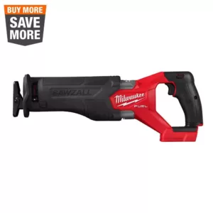 Milwaukee M18 FUEL GEN-2 18-Volt Lithium-Ion Brushless Cordless SAWZALL Reciprocating Saw (Tool-Only)