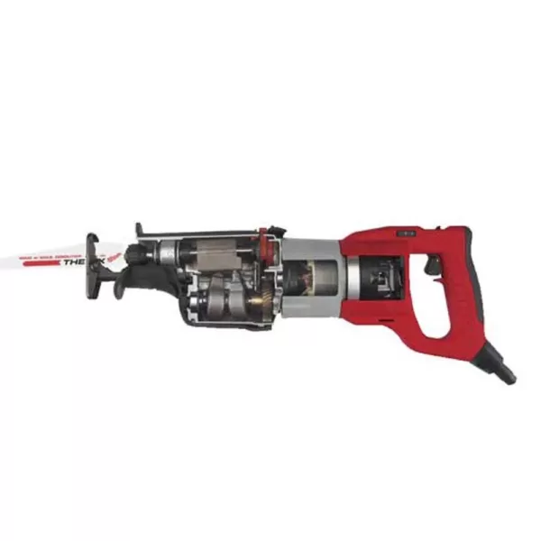 Milwaukee 13 Amp Orbital Super Sawzall Kit with Rotating Handle and Hard Case