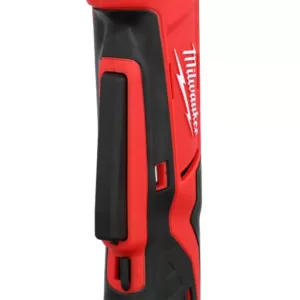 Milwaukee M12 12-Volt Lithium-Ion Cordless 3/8 in. Right-Angle Drill W/(1) 1.5Ah Battery, Charger & Tool Bag