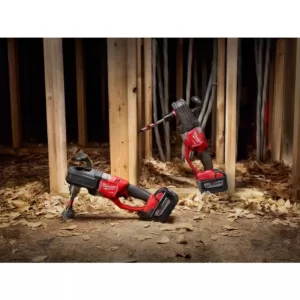 Milwaukee M18 FUEL 18-Volt Lithium-Ion Brushless Cordless Hole Hawg 1/2 in. Right Angle Drill Kit W/(2) 9.0Ah Batteries