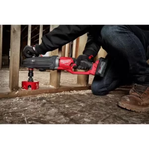 Milwaukee M18 FUEL 18-Volt Lithium-Ion Brushless Cordless GEN 2 SUPER HAWG 7/16 in. Right Angle Drill (Tool-Only)