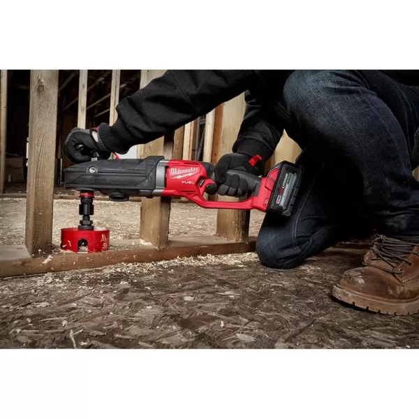 Milwaukee M18 FUEL 18-Volt Lithium-Ion Brushless Cordless GEN 2 SUPER HAWG 7/16 in. Right Angle Drill (Tool-Only)