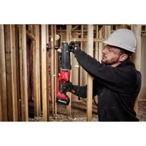 Milwaukee M18 FUEL 18-Volt Lithium-Ion Brushless Cordless GEN 2 SUPER HAWG 7/16 in. Right Angle Drill QUIK-LOK Kit