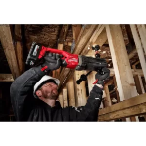 Milwaukee M18 FUEL 18-Volt Lithium-Ion Brushless Cordless GEN 2 SUPER HAWG 7/16 in. Right Angle Drill QUIK-LOK Kit