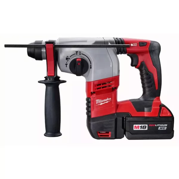 Milwaukee M18 18-Volt Lithium-Ion Cordless 7/8 in. SDS-Plus Rotary Hammer Kit W/(2) 3.0Ah Batteries, Charger, Hard Case