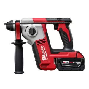 Milwaukee M18 18-Volt Lithium-Ion Cordless 5/8 in. SDS-Plus Rotary Hammer Kit W/(1) 3.0Ah Battery, Charger, Hard Case