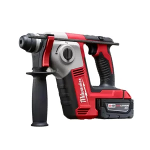 Milwaukee M18 18-Volt Lithium-Ion Cordless 5/8 in. SDS-Plus Rotary Hammer Kit W/(2) 3.0Ah Batteries, Charger, Hard Case