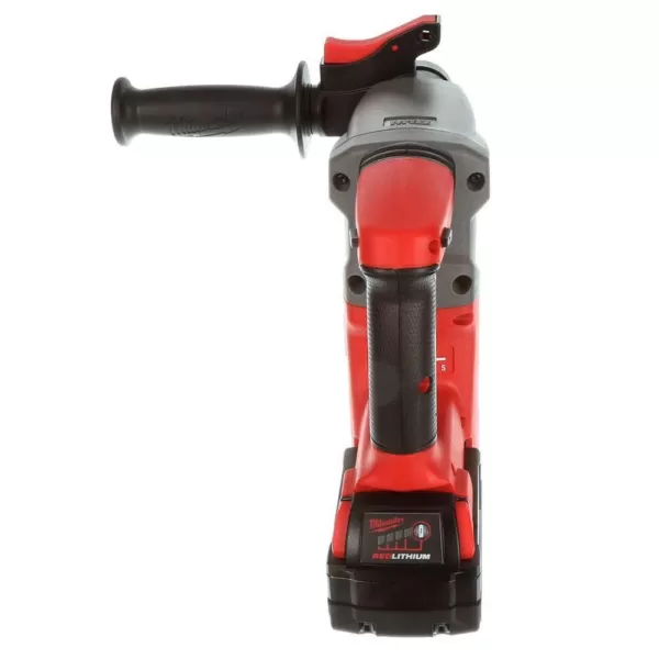 Milwaukee M18 FUEL 18-Volt Lithium-Ion Brushless Cordless 1 in. SDS-Plus Rotary Hammer Kit with Two 5.0Ah Batteries, Hard Case