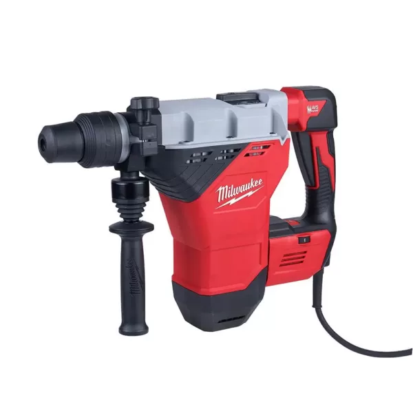 Milwaukee 15 Amp Corded 1-3/4 in. SDS-Max Combination Hammer w/E-Clutch with 13 Amp 5 in. Small Angle Grinder w/Dial Speed