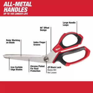 Milwaukee Jobsite Straight and Offset Scissors (2-Piece)