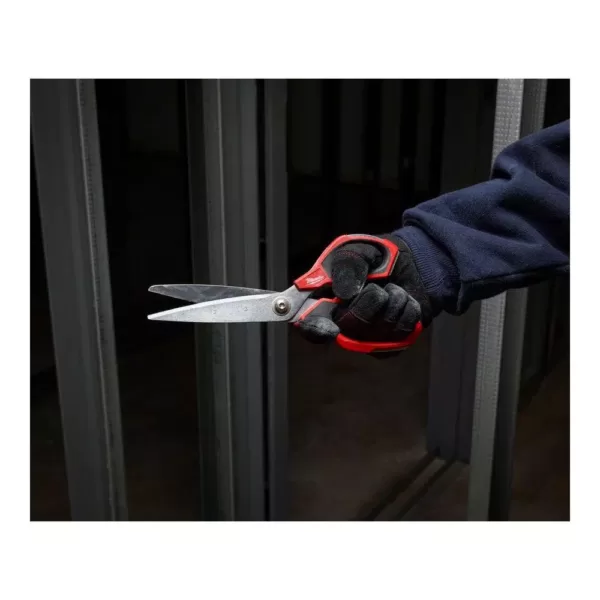 Milwaukee Jobsite Straight Scissors with Iron Carbide Blades