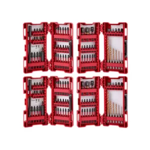 Milwaukee SHOCKWAVE High Speed Steel Impact Duty Drill and Drive Bit Set (120-Piece)