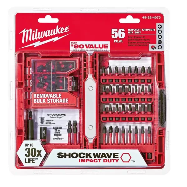 Milwaukee SHOCKWAVE IMPACT DUTY Driver Bit Set (56-Piece)