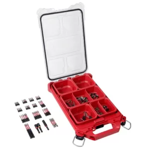 Milwaukee Shockwave Impact-Duty Alloy Steel Driver Bit Set with PACKOUT Case (100-Piece)