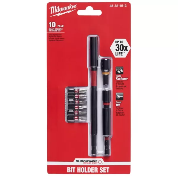 Milwaukee SHOCKWAVE IMPACT DUTY Driver Bit Set (10-Piece)