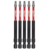 Milwaukee SHOCKWAVE Torx #20 3.5 in. Impact Duty Steel Screwdriver Bit (5-Pack)