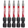 Milwaukee SHOCKWAVE Torx #10 2 in. Impact Duty Steel Screwdriver Bit (5-Pack)