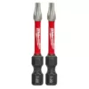 Milwaukee T20 Torx 2 in. High Speed Steel Shockwave Power Bit (2-Piece)