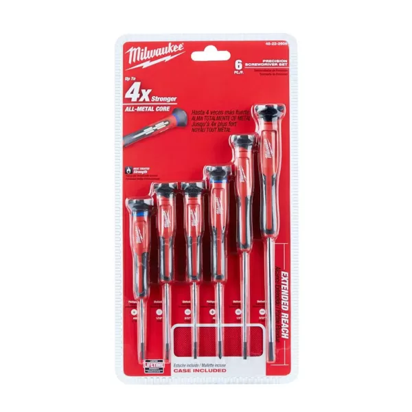 Milwaukee Precision Screwdriver Set (6-Piece)