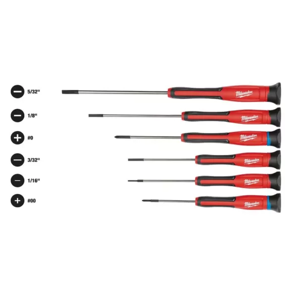 Milwaukee Precision Screwdriver Set (6-Piece)