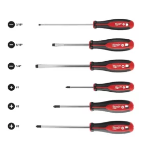 Milwaukee Screwdriver Set (6-Piece)