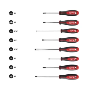 Milwaukee Screwdriver Set with ECX (8-Piece)