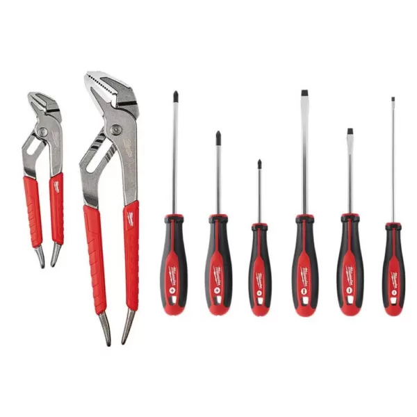 Milwaukee Screwdrivers and Pliers Hand Tool Set (8-Piece)