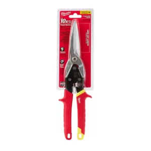 Milwaukee 11.5 in. Long Straight-Cut Aviation Snips