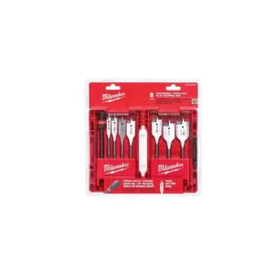 Milwaukee High Speed Wood Spade Bit Set (8-Piece)