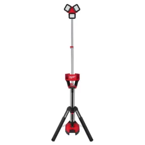 Milwaukee M18 18-Volt Lithium-Ion Cordless 6,000 Lumens Rocket Dual Power Tower Light with Charger (Tool-Only)