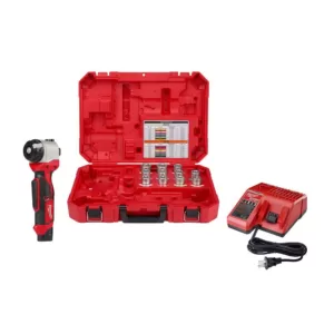 Milwaukee M12 12-Volt Lithium-Ion Cordless Cable Stripper Kit for Al THHN/XHHW Wire